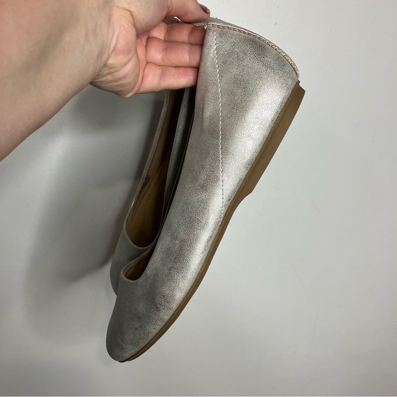 Dr. Scholl’s silver Wexley flats ballet flats size 11W - Picture 7 of 8